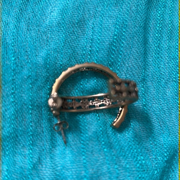 Gold Brass Hoops by Barse - Picture 5 of 5